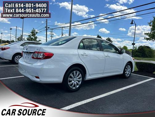 Super White 2012 Toyota Corolla LE