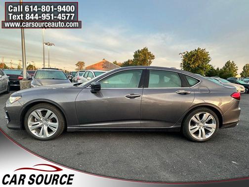 sparkle silver met 2021 Acura TLX Technology