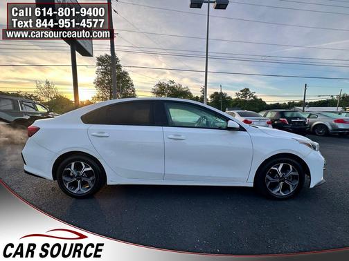 Clear White 2021 Kia Forte LXS