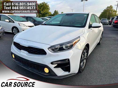 Clear White 2021 Kia Forte LXS