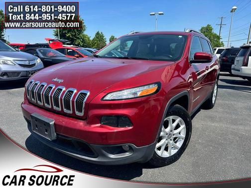 Deep Cherry Red Crystal Pearlcoat 2017 Jeep Cherokee Latitude