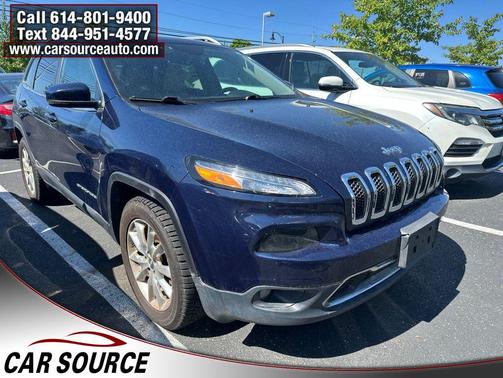 True Blue Pearlcoat 2016 Jeep Cherokee Limited