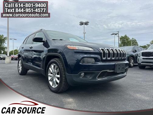 True Blue Pearlcoat 2016 Jeep Cherokee Limited