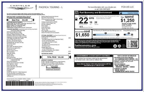 2017 Chrysler Pacifica Touring-L