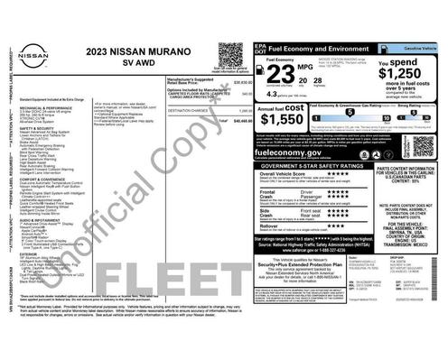 2023 Nissan Murano SV AWD 4dr SUV