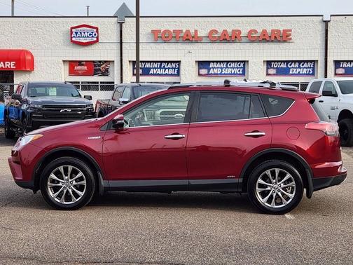 Ruby Flare Pearl 2018 Toyota RAV4 Hybrid Limited