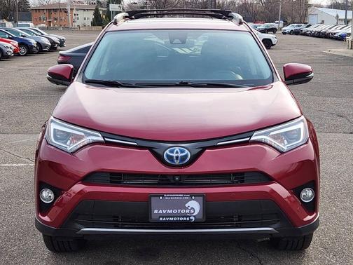 Ruby Flare Pearl 2018 Toyota RAV4 Hybrid Limited