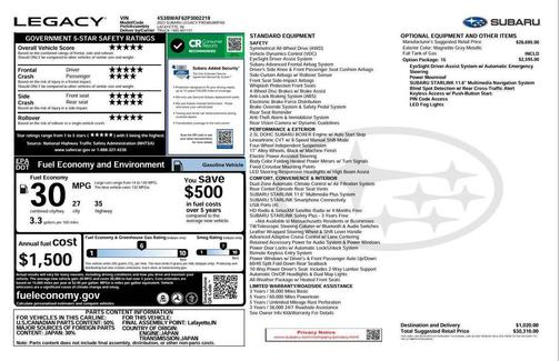 2023 Subaru Legacy Premium