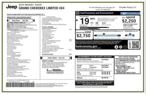 2014 Jeep Grand Cherokee Limited