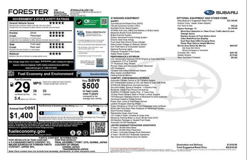 2020 Subaru Forester Premium