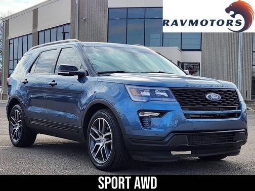 Blue Metallic 2018 Ford Explorer Sport