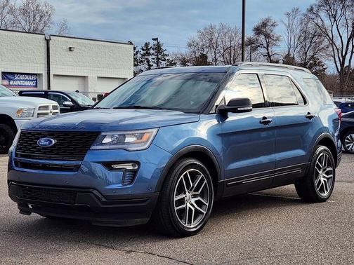 Blue Metallic 2018 Ford Explorer Sport