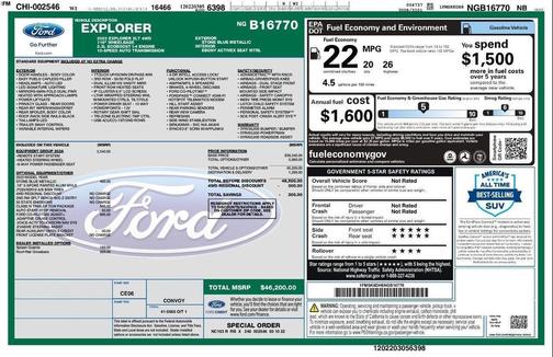 2022 Ford Explorer XLT AWD 4dr SUV