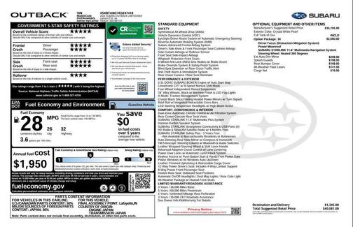 2024 Subaru Outback Limited
