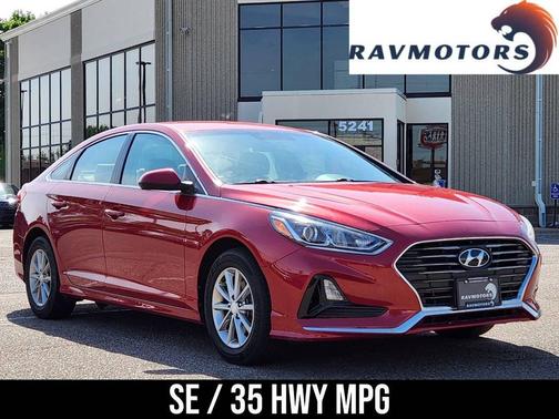 Scarlet Red 2019 Hyundai SONATA SE
