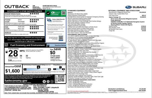 2023 Subaru Outback Limited
