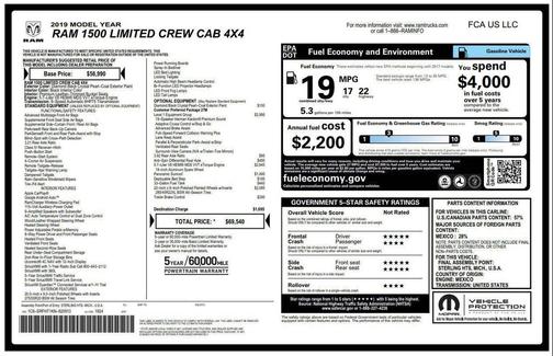 2019 RAM 1500 Limited