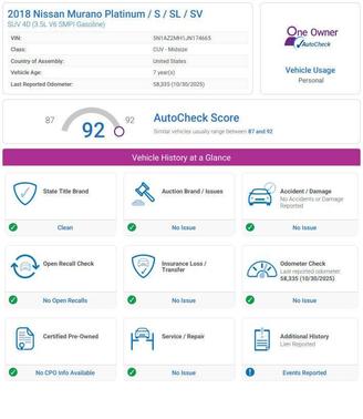 2018 Nissan Murano Platinum