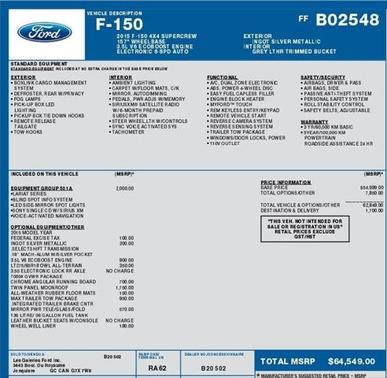 2015 Ford F-150 Lariat