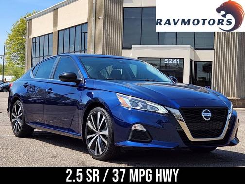 Deep Blue Pearl 2021 Nissan Altima 2.5 SR 4dr Sedan