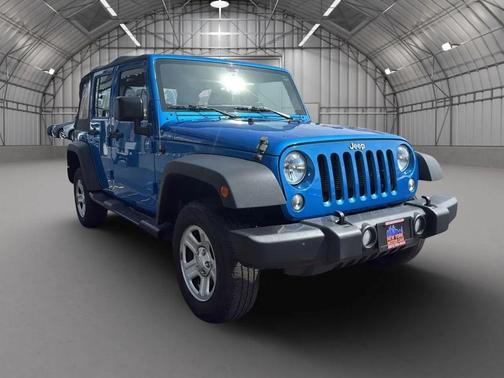 Hydro Blue Pearlcoat 2016 Jeep Wrangler Unlimited Sport