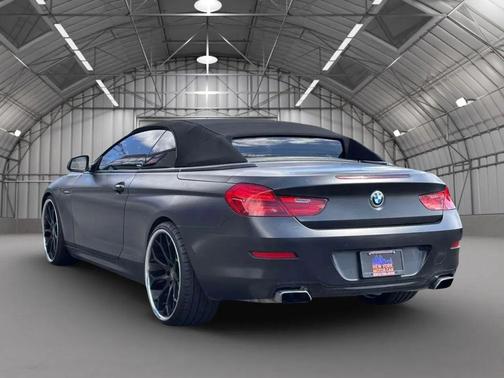 Black 2016 BMW 650 650i Convertible 2D