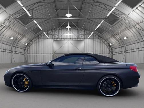 Black 2016 BMW 650 650i Convertible 2D