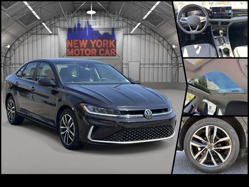 Black 2025 Volkswagen Jetta 1.5T SE