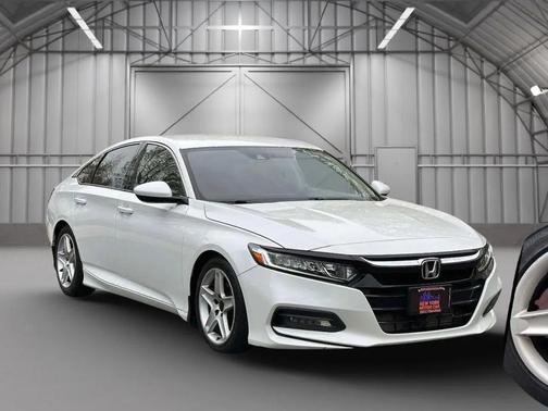 White 2019 Honda Accord LX