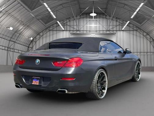 Black 2016 BMW 650 650i Convertible 2D