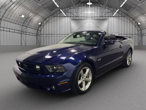 Blue 2012 Ford Mustang GT Premium