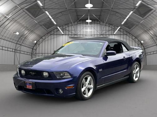 Blue 2012 Ford Mustang GT Premium