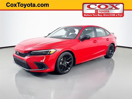 Rallye Red 2022 Honda Civic Sport