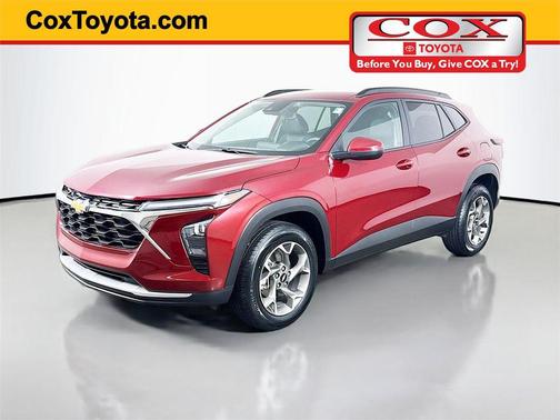 Crimson Metallic 2025 Chevrolet Trax LT