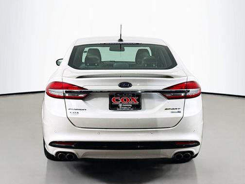 WHITE PLATINUM MET TRI-COAT 2017 Ford Fusion Sport