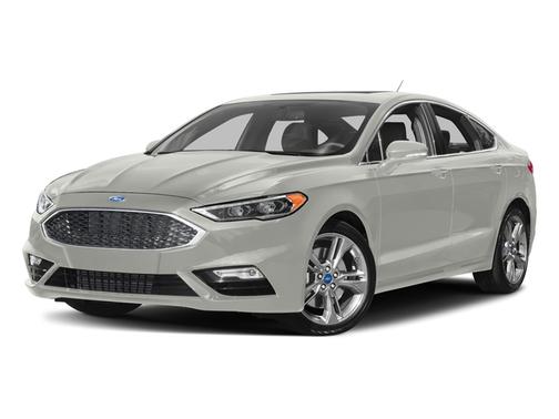 WHITE PLATINUM MET TRI-COAT 2017 Ford Fusion Sport