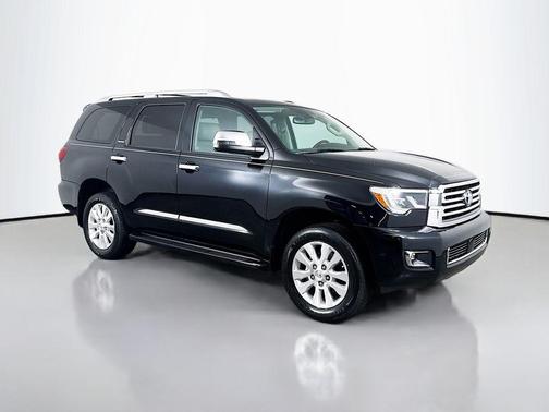 Midnight Black Metallic 2019 Toyota Sequoia Platinum