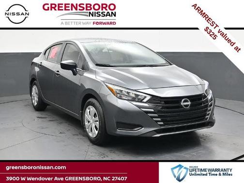 Gun Metallic 2025 Nissan Versa 1.6 S