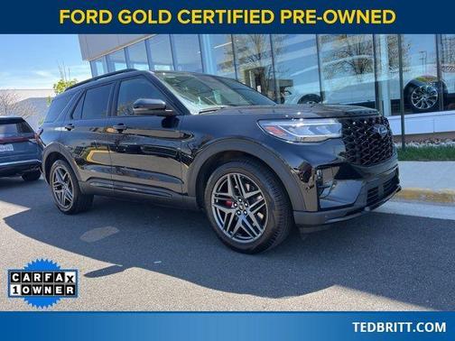 Black Metallic 2025 Ford Explorer ST
