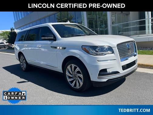 White Metallic 2022 Lincoln Navigator L Reserve