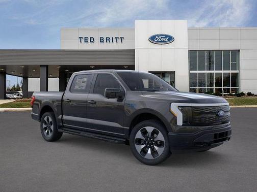 Agate Black Metallic 2025 Ford F-150 Lightning Platinum