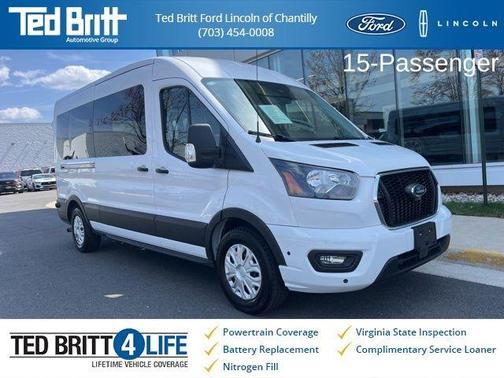 Oxford White 2024 Ford Transit-350 XLT