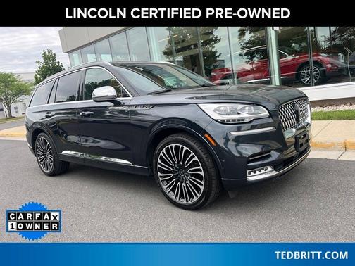 Blue Metallic 2022 Lincoln Aviator Black Label AWD