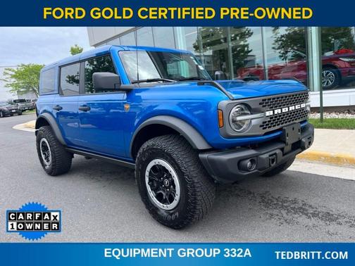 Velocity Blue Metallic 2025 Ford Bronco Badlands