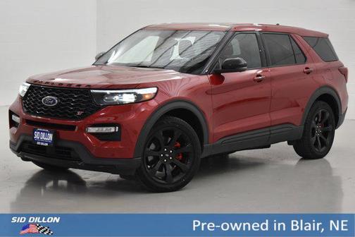 Rapid Red Metallic Tinted Clearcoat 2021 Ford Explorer ST