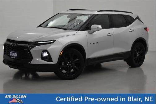 Silver Ice Metallic 2020 Chevrolet Blazer RS