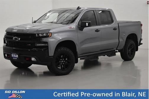 Satin Steel Metallic 2021 Chevrolet Silverado 1500 LT Trail Boss