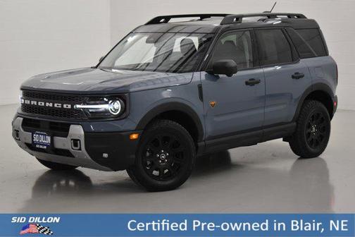 Azure Gray Metallic Tri-Coat 2025 Ford Bronco Sport Badlands