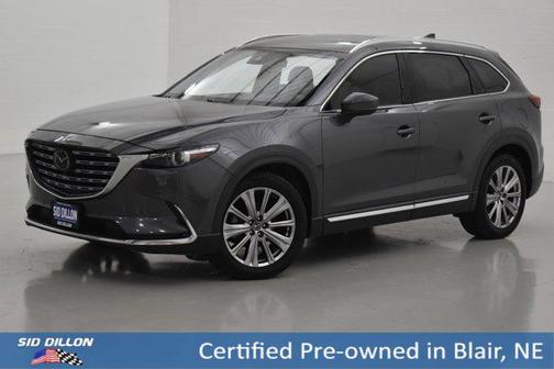 Machine Gray Metallic 2021 Mazda CX-9 Signature