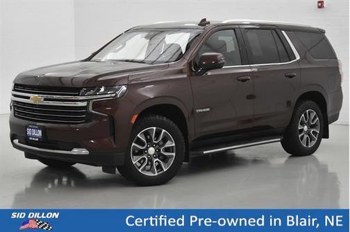 Auburn Metallic 2022 Chevrolet Tahoe LT